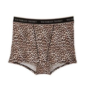 💖 Victoria’s Secret Panty Logo Cotton High Waist Boyshort